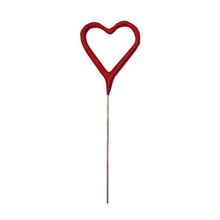 Load image into Gallery viewer, Mini 4" Red Heart Sparkler Wand | TOPS Malibu