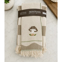 Load image into Gallery viewer, Mushroom Hand-Stitched Tea Towel Set | Olive &amp; Loom