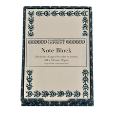 Load image into Gallery viewer, Note Holder in Little Stars Petrol | Cambridge Imprint