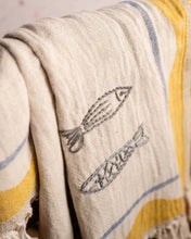 Load image into Gallery viewer, Sardine Hand-Stitched Towel Set | Olive &amp; Loom