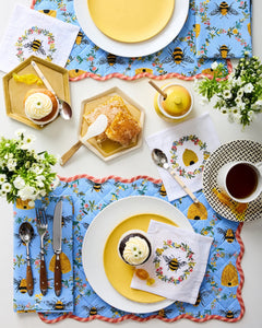 Sweet Bee Cocktail Napkins (Set of 4) | Printfresh