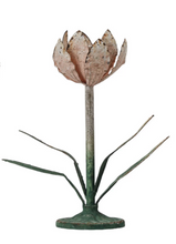 Load image into Gallery viewer, Metal Vintage Reproduction Toleware Taper Holder | Creative Co-op