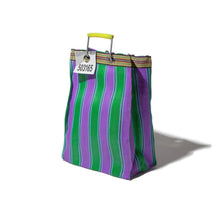 Load image into Gallery viewer, Recycled Plastic Stripe Bag - Rectangle D15 | Puebco