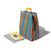 Load image into Gallery viewer, Recycled Plastic Stripe Bag - Rectangle D15 | Puebco