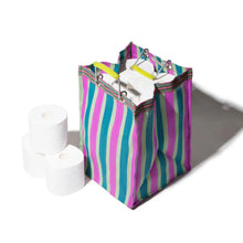 Load image into Gallery viewer, Recycled Plastic Stripe Bag - Rectangle D30 | Puebco