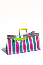 Load image into Gallery viewer, Recycled Plastic Stripe Bag - Wide | Puebco