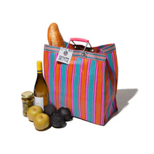 Load image into Gallery viewer, Recycled Plastic Stripe Bag - Square | Puebco