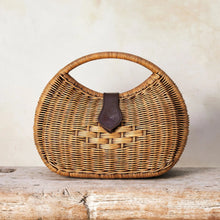 Load image into Gallery viewer, Rattan Eclipse Handbag | The Winding Road