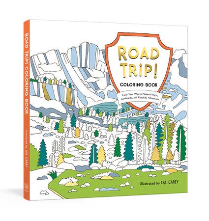 Road Trip! Coloring Book | Lea Carey