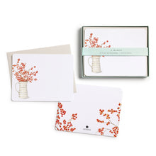 Load image into Gallery viewer, Autumn Berry Pitcher Flat Note Set | E. Frances Paper