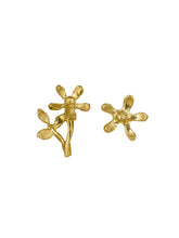 Load image into Gallery viewer, Asymmetric Growing Flower Stud Earrings | Alex Monroe