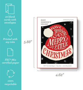 Santa’s Magic Merry Little Christmas Note Card Set | Compendium