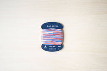 Load image into Gallery viewer, Sashiko Thread Card Multi-Color Kasuri | Daruma