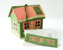 Load image into Gallery viewer, Scottish Bothy Screen-Printed Board Ornament | East End Press