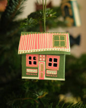 Load image into Gallery viewer, Scottish Bothy Screen-Printed Board Ornament | East End Press
