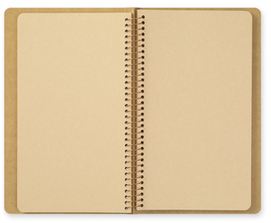 Spiral Ring Notebook-Blank DW Kraft Paper-A5 Slim | Traveler's Company