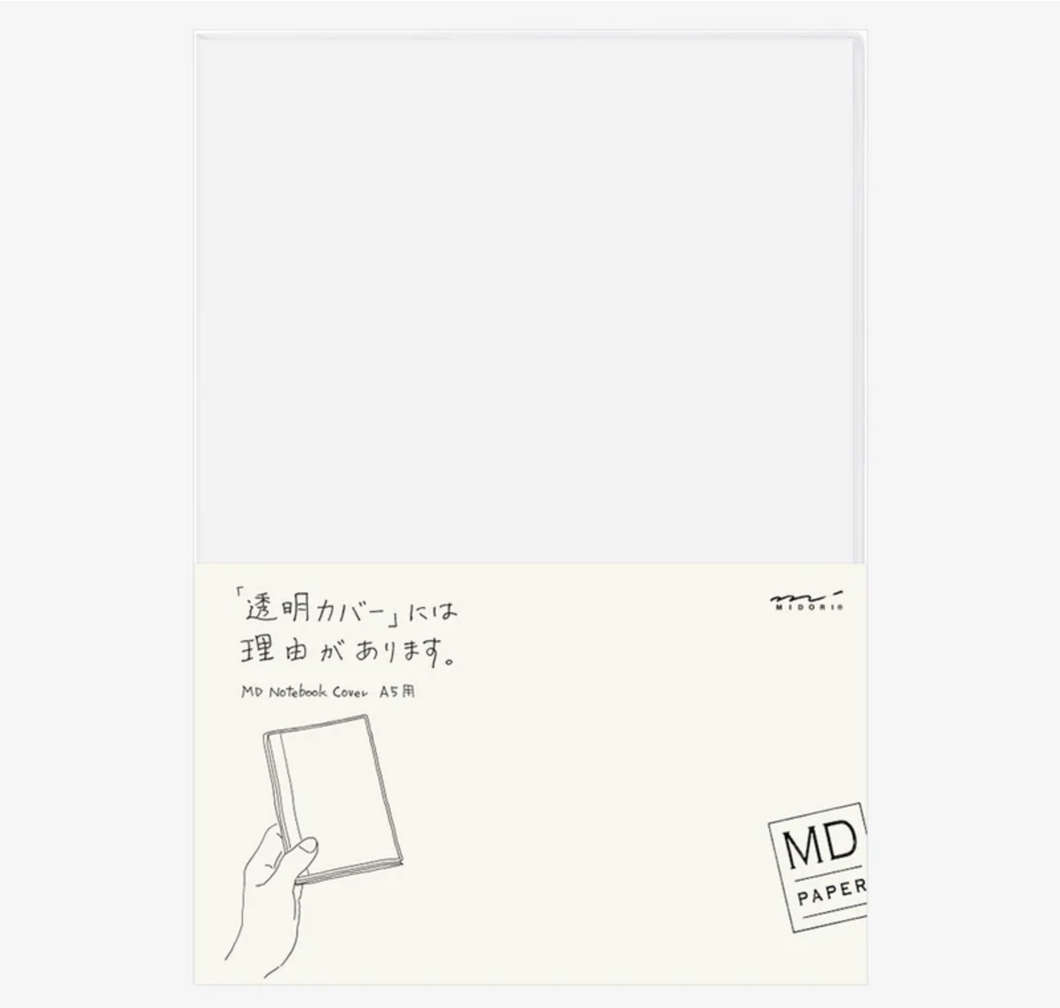 MD Notebook Cover - Clear - A5 | Midori