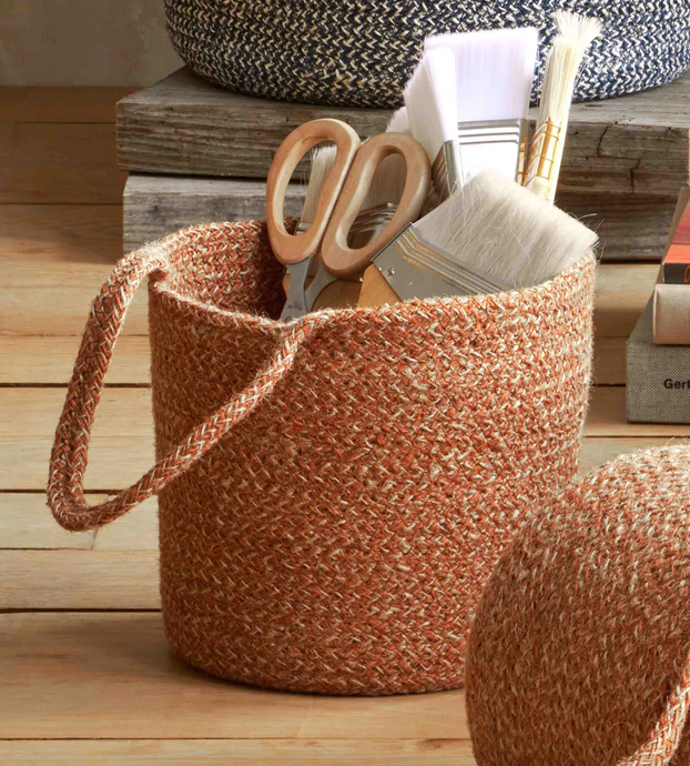 Melia Woven Jute Hanging Baskets | Texxture Home