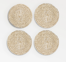 Load image into Gallery viewer, Melia Woven Jute Coasters - Set of 4 | Texxture Home