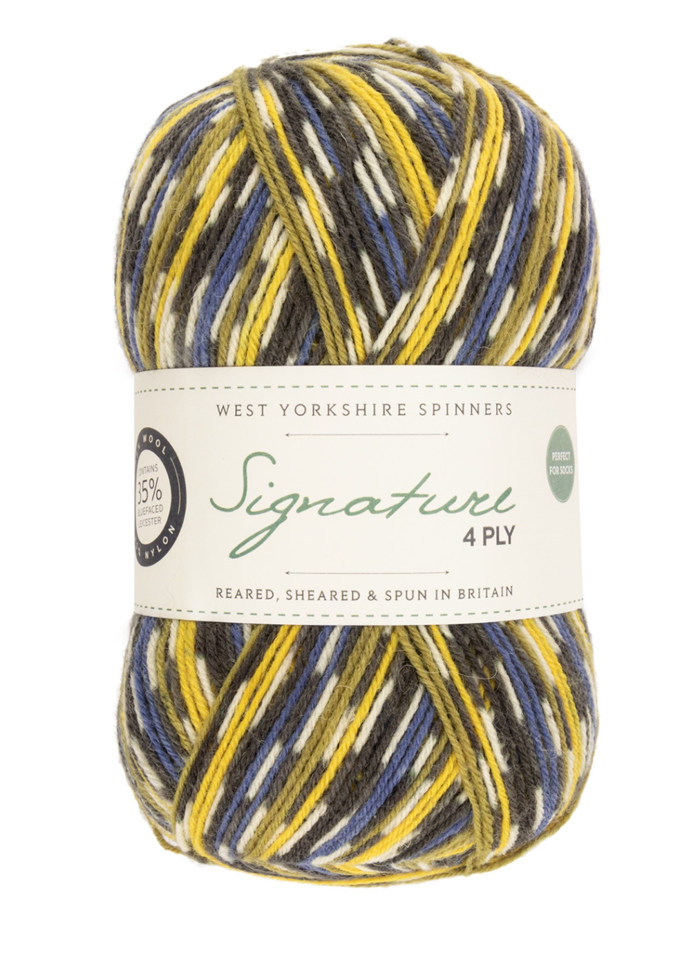 West Yorkshire Spinners Signature 4 Ply - Blue Tit (818)