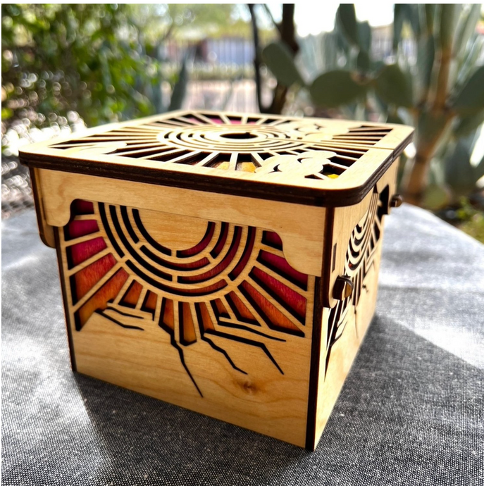 Yarn Box | Lemon Wood