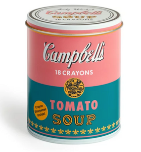 Andy Warhol Soup Can Crayons | Mudpuppy