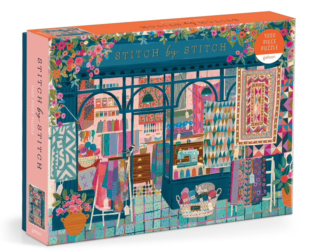 Stitch by Stitch 1000 Piece Puzzle | Galison