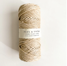 Load image into Gallery viewer, 3mm Flax Cord | Flax &amp; Twine