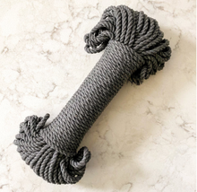 Load image into Gallery viewer, Recycled Twined Cotton Rope 5mm | Flax &amp; Twine