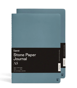 A5 Softcover Daily Journal Twin Pack | Karst Stone Paper
