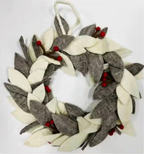 Load image into Gallery viewer, Felted Wreath |The Winding Road