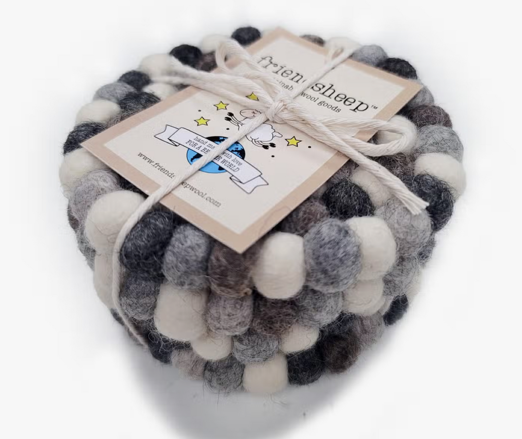 Eco Coasters (Set of 4) | Friendsheep