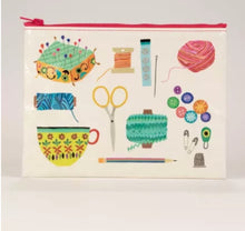 Load image into Gallery viewer, Zipper Pouch | Blue Q