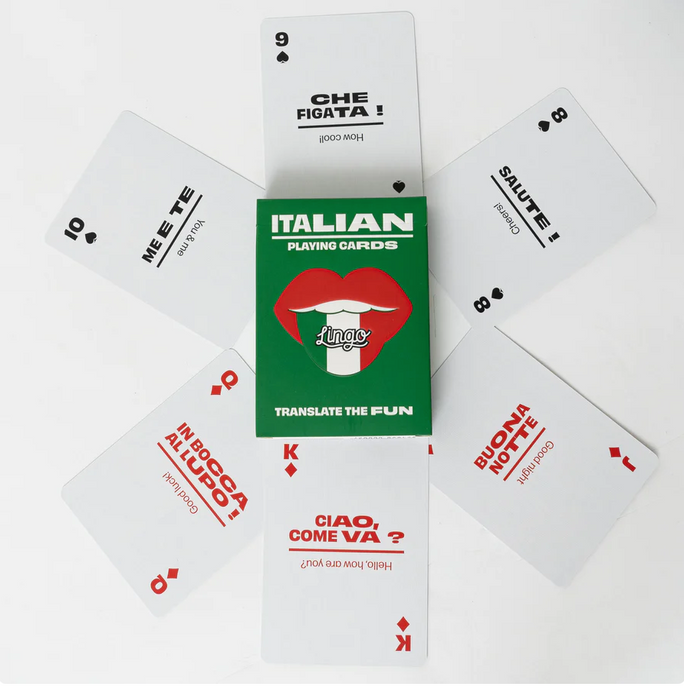 Italian Lingo Playing Cards | Lingo