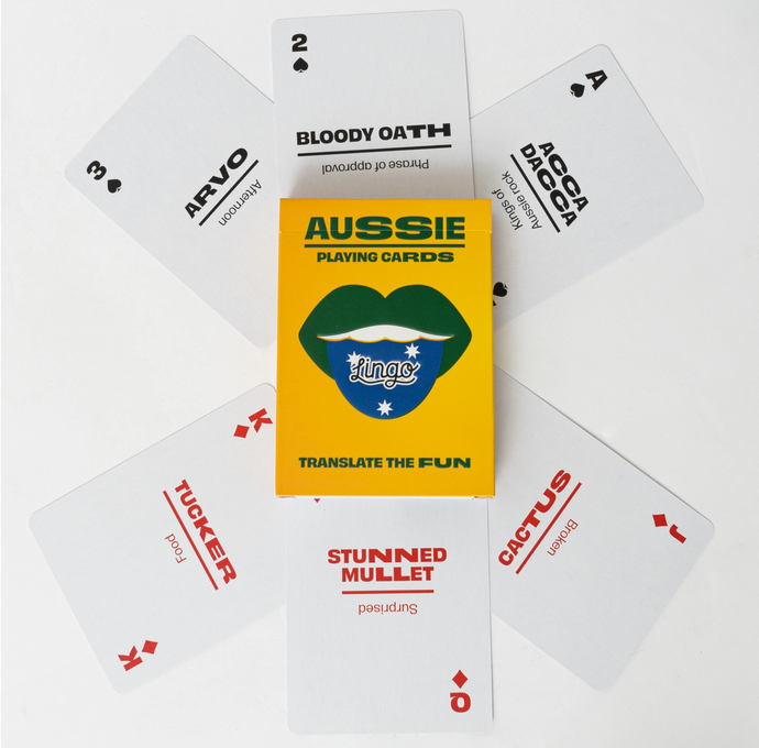 Aussie Lingo Playing Cards | Lingo