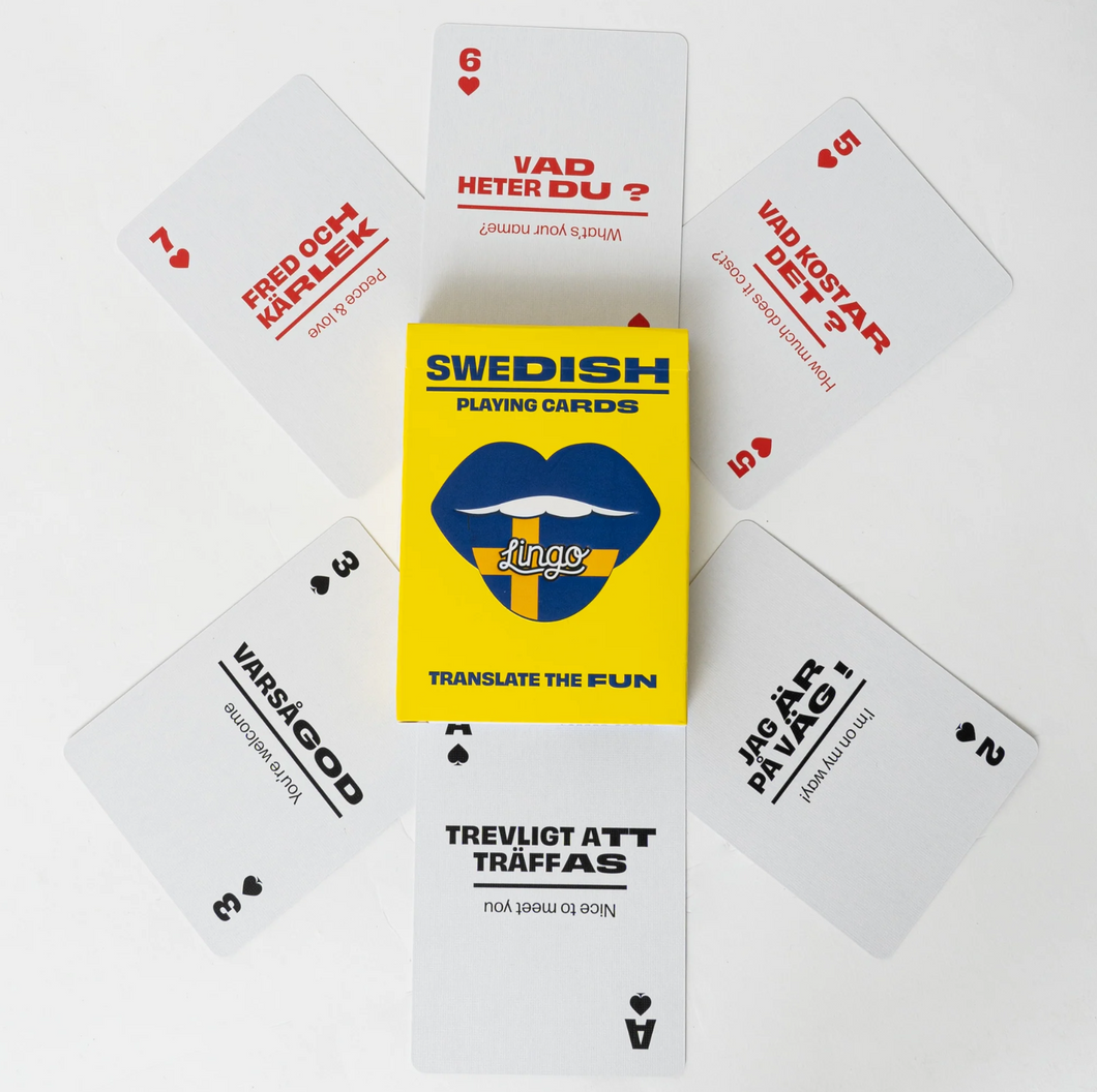 Swedish Lingo Playing Cards | Lingo