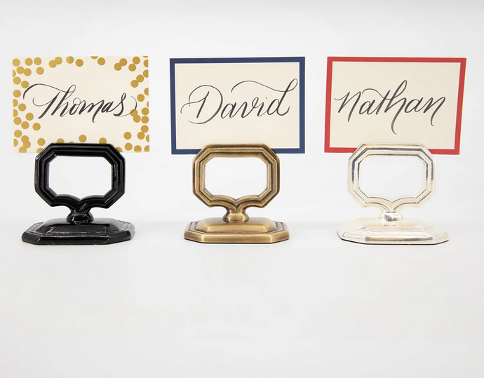 Napkin Ring with Place Card Holder | Hester & Cook