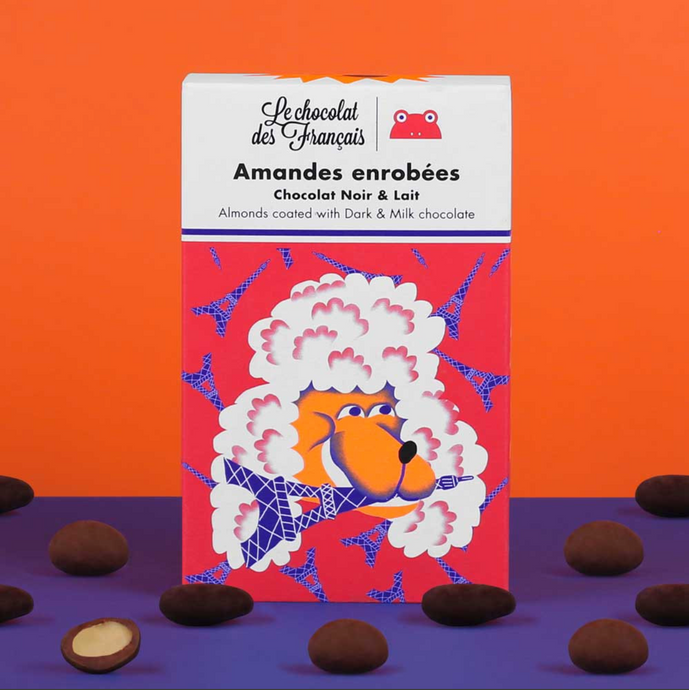 Caniche Chocolate Almonds | Le chocolat des Francais