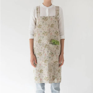 Linen Crossback Pinafore Aprons | Linen Tales