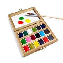 Load image into Gallery viewer, Watercolors Bamboo Box | Elseware