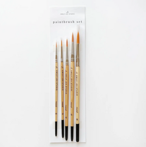 Watercolor Paintbrush Set | Emily Lex Studio