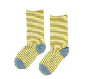 Rose - Roll Top Organic Cotton Crew Socks | Zkano
