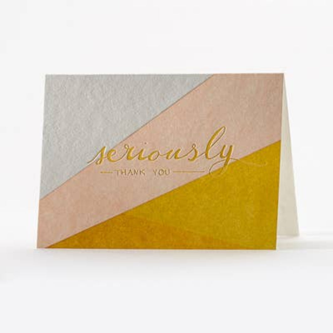 Thank You, Bias Cut Boxed Note Cards | Elum Designs