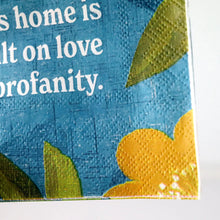 Load image into Gallery viewer, This Home Is Built on Love &amp; Profanity - Funny Retro Cocktail Napkins | Bad Betty Greeting Co.