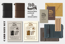 Load image into Gallery viewer, Traveler's Notebook Card Size 20th Anniversary Set | Traveler’s Company
