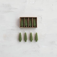 Load image into Gallery viewer, Tree Bottle Taper Candles, Set of 4 | Creative Co-op