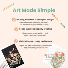 Load image into Gallery viewer, Walk in Nature Meditative Art Paint by Number Kit | Breathe People