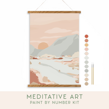 Load image into Gallery viewer, Walk in Nature Meditative Art Paint by Number Kit | Breathe People
