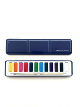 Load image into Gallery viewer, Watercolor Set - 12 Artist Grade Colors + Wood Brush | Breathe People