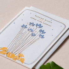 Load image into Gallery viewer, Wedding Stars Letterpress Card | Homework Letterpress Studio
